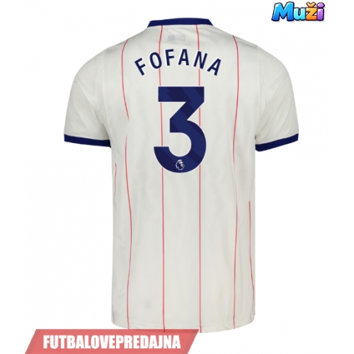 Lacne Muži Futbalové dres Chelsea Wesley Fofana #3 2026-27 Krátky Rukáv - Tretina